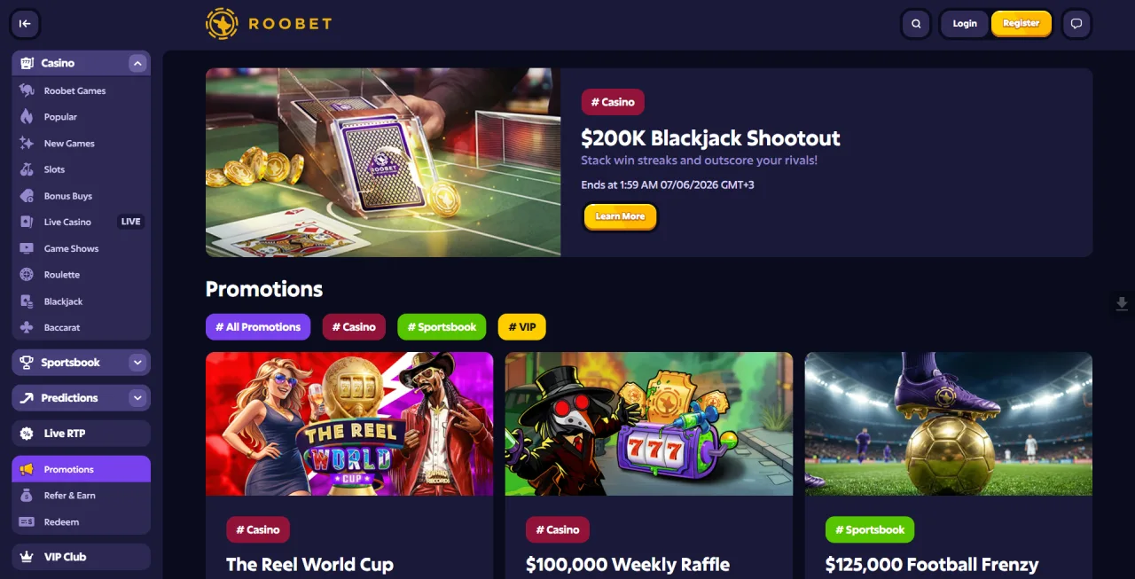 Roobet Bonus